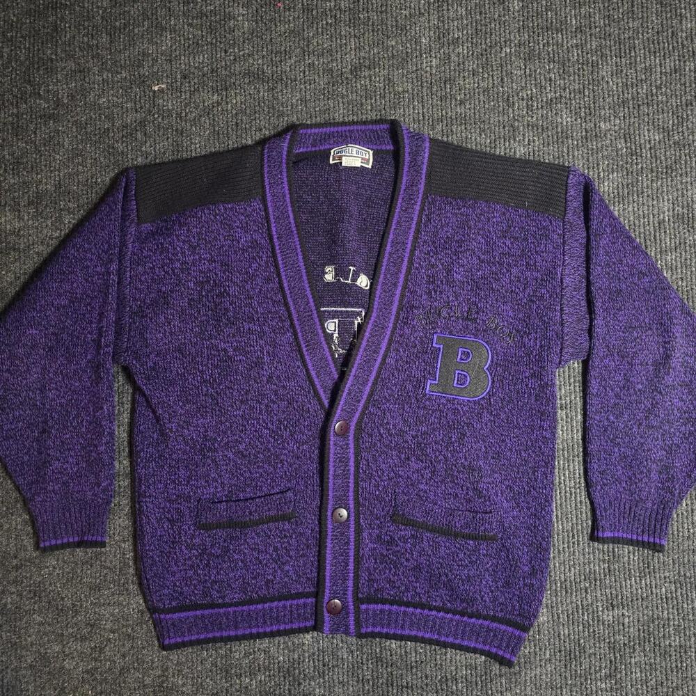 Vintage 1980s Bugle Boy Knitted sweater. Mens L